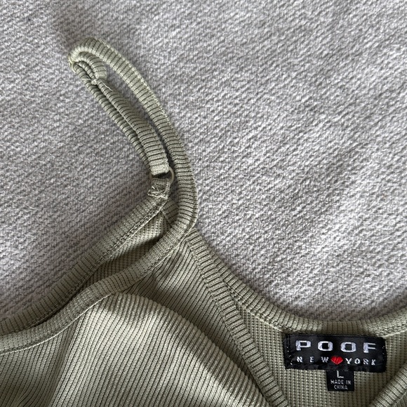 ✨3/$30✨ Olive Ruched Camisole Top - Picture 3 of 5